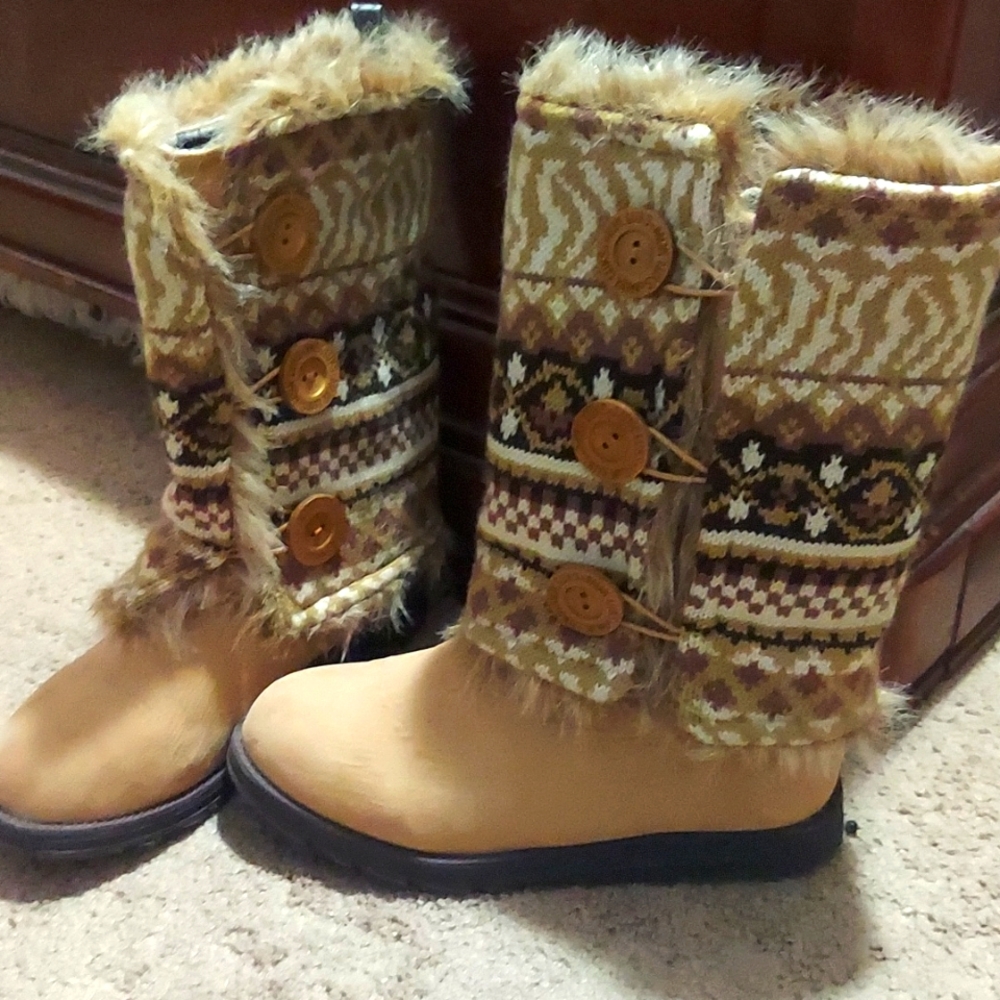 MUK LUKS Womens Calf Boots